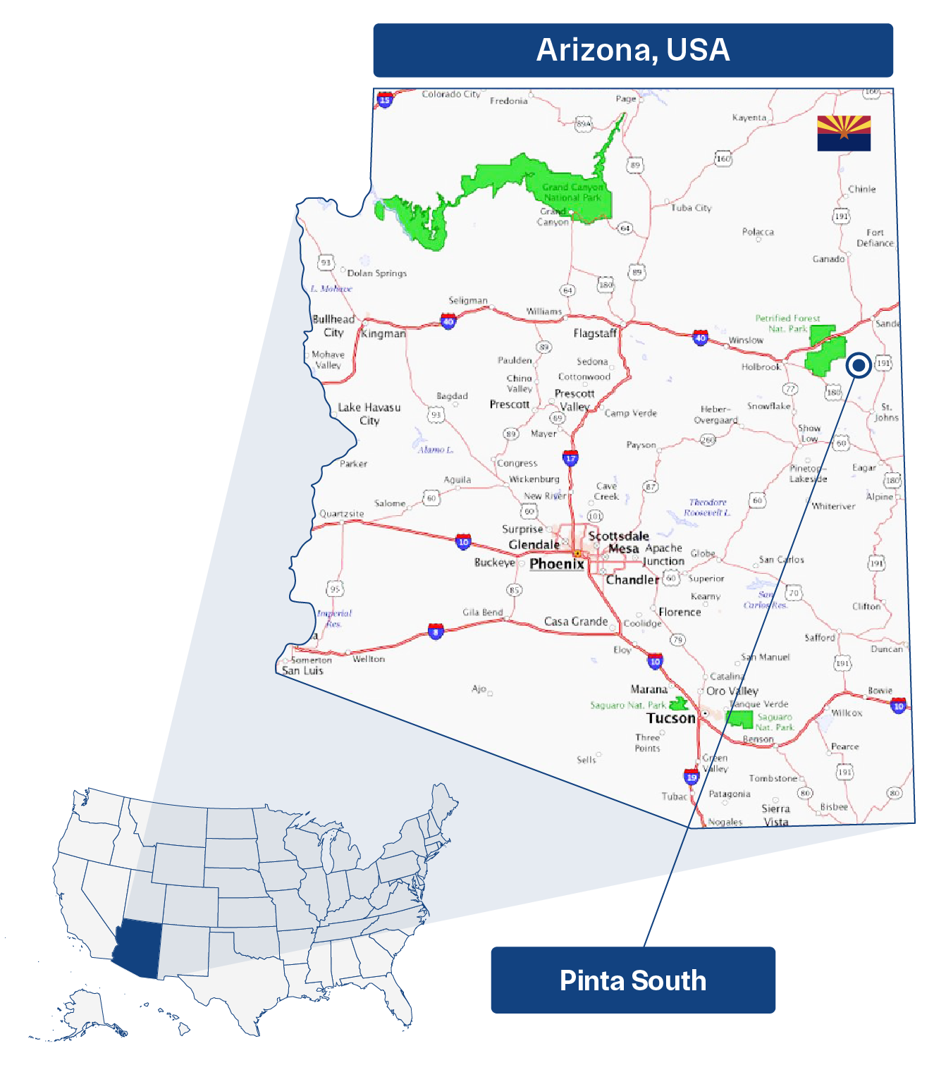 Altura Energy Pinta-South asset map